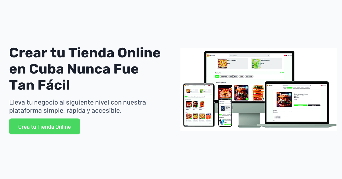 Snap Shop | Crea tu tienda online en Cuba gratis